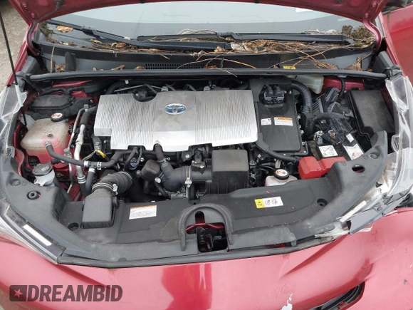 2017 Toyota Prius Two with VIN JTDKARFUXH3531849, listed as a IAAI auction lot 41301786 with 92,163 mi miles. Bid and sale history available at carsss.com. Image 10.