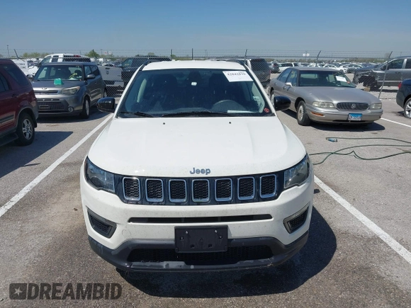 2018 Jeep Compass Sport with VIN 3C4NJDAB5JT146182, listed as a IAAI auction lot 42041839 with 55,865 mi miles and . Bid and sale history available at DreamBid. Image 12.