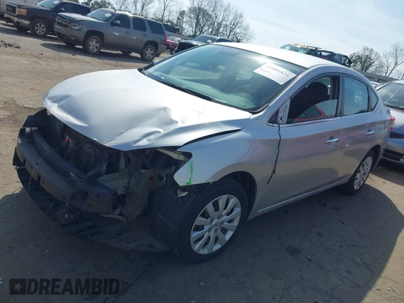 2014 Nissan Sentra SR with VIN 3N1AB7AP1EY315327, listed as a IAAI auction lot 41806824 with 103,000 mi miles and . Bid and sale history available at DreamBid. Image 2.