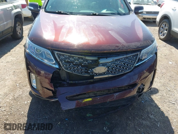 2015 Kia Sorento SX Limited with VIN 5XYKW4A76FG589701, listed as a IAAI auction lot 41661272 with 91,633 mi miles. Bid and sale history available at carsss.com. Image 6.