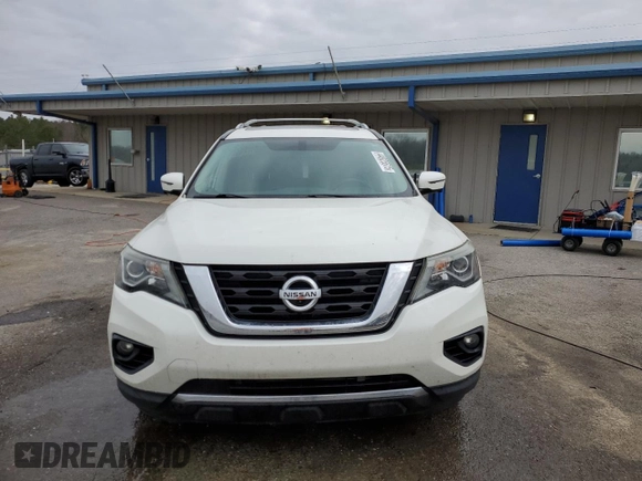 2017 Nissan Pathfinder SV z VIN 5N1DR2MN0HC606932, wystawiony jako Copart lot #44925615 z przebiegiem 127 566 mil mil oraz Szkody całkowita. Historia ofert i sprzedaży dostępna na DreamBid. Obrazek 5.