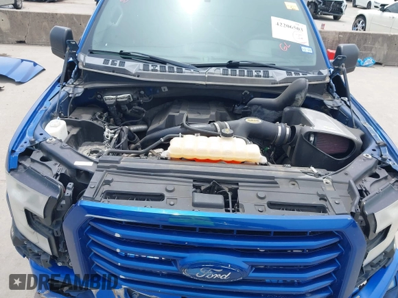 2017 Ford F-150 XL with VIN 1FTEW1CP6HKC97293, listed as a IAAI auction lot 42206503 with 160,023 mi miles and . Bid and sale history available at DreamBid. Image 10.