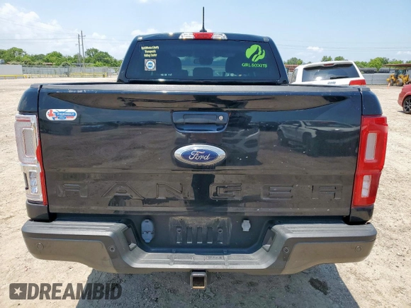 2020 Ford Ranger XL with VIN 1FTER4EH9LLA85327, listed as a Copart auction lot 58895515 with 52,156 mi miles and Salvage title. Bid and sale history available at DreamBid. Image 6.