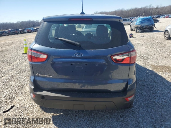 2021 Ford EcoSport S with VIN MAJ3S2FE5MC449321, listed as a Copart auction lot 48483015 with 10,875 mi miles and Salvage Title. Bid and sale history available at DreamBid. Image 6.
