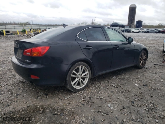 2007 Lexus IS 250 with VIN JTHBK262575034180, listed as a Copart auction lot 83776524 with NaN miles and Salvage Title. Bid and sale history available at carsss.com. Image 3.
