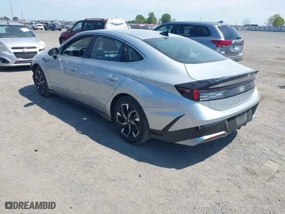2024 Hyundai Sonata SEL with VIN KMHL64JA8RA379911, listed as a IAAI auction lot 42003745 with 23,011 mi miles. Bid and sale history available at carsss.com. Image 3.