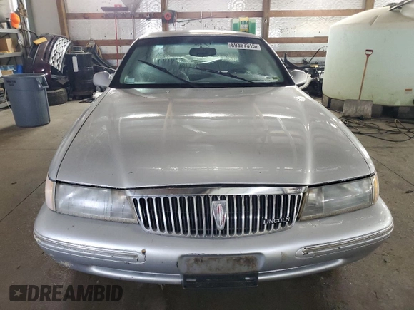 1997 Lincoln Continental with VIN 1LNLM97V0VY672751, listed as a Copart auction lot 89367315 with 132,659 mi miles and Salvage Title. Bid and sale history available at carsss.com. Image 5.