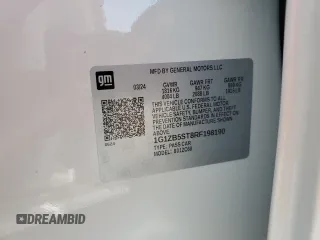 2024 Chevrolet Malibu LS with VIN 1G1ZB5ST8RF198190, listed as a Copart auction lot 49210415 with 4,429 mi miles and Non Repairable. Bid and sale history available at DreamBid. Image 14.