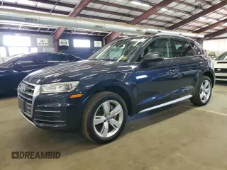 2018 Audi Q5 Premium z VIN WA1ANAFYXJ2093876, wystawiony jako Copart lot #61780905 z przebiegiem 139 497 mil mil oraz Czysty tytuł • Clean title. Historia ofert i sprzedaży dostępna na DreamBid. Obrazek 1.