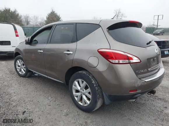 2012 Nissan Murano SL with VIN JN8AZ1MU2CW106582, listed as a IAAI auction lot 41485212 with 142,575 mi miles. Bid and sale history available at carsss.com. Image 3.