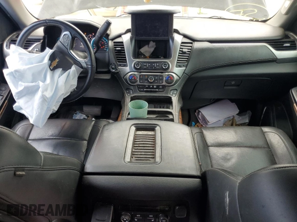 2016 Chevrolet Tahoe LTZ with VIN 1GNSCCKCXGR264655, listed as a Copart auction lot 57456625 with 237,621 mi miles and Salvage title. Bid and sale history available at DreamBid. Image 8.