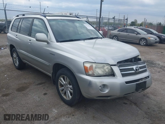 2006 Toyota Highlander z VIN JTEEW21A060020809, wystawiony jako IAAI lot #42147636 z przebiegiem 195 220 mil mil oraz . Historia ofert i sprzedaży dostępna na DreamBid. Obrazek 1.