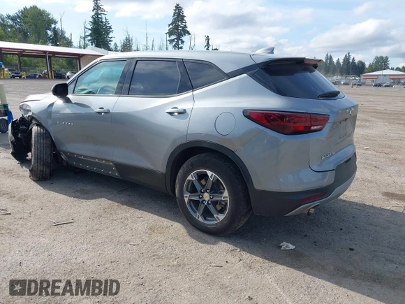 2025 Chevrolet Blazer LT with VIN 3GNKBHR45SS134772, listed as a IAAI auction lot 42554686 with 15,688 mi miles and . Bid and sale history available at DreamBid. Image 3.
