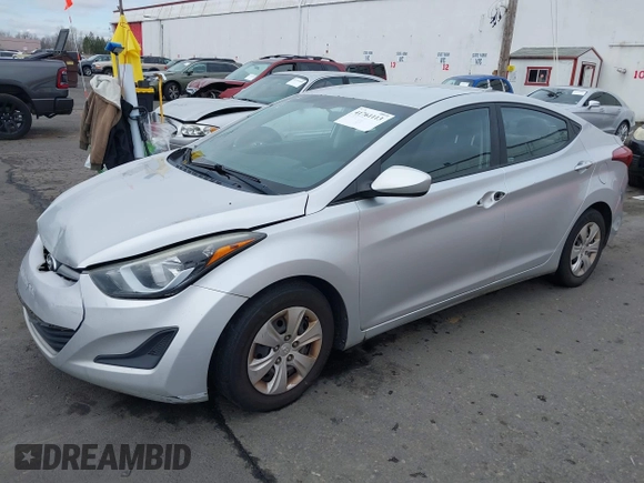 2016 Hyundai Elantra SE with VIN 5NPDH4AE5GH756867, listed as a IAAI auction lot 41761113 with 148,954 mi miles and . Bid and sale history available at DreamBid. Image 16.