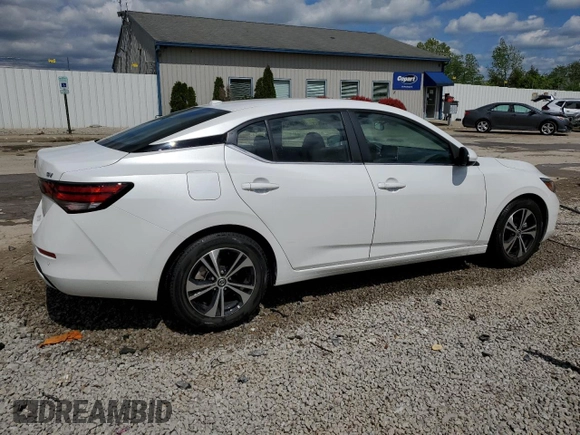 2023 Nissan Sentra SV z VIN 3N1AB8CV0PY270059, wystawiony jako Copart lot #55515235 z przebiegiem 10 657 mil mil oraz Szkoda całkowita • Salvage title. Historia ofert i sprzedaży dostępna na DreamBid. Obrazek 3.