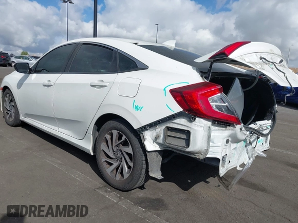 2017 Honda Civic Sedan EX with VIN 2HGFC2F7XHH553801, listed as a IAAI auction lot 41910095 with 104,962 mi miles. Bid and sale history available at carsss.com. Image 3.
