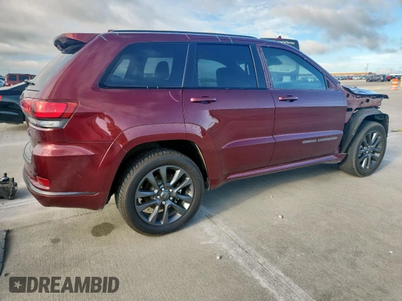 2018 Jeep Grand Cherokee High Altitude with VIN 1C4RJECG3JC489021, listed as a Copart auction lot 59780925 with 108,076 mi miles and Salvage title. Bid and sale history available at DreamBid. Image 3.