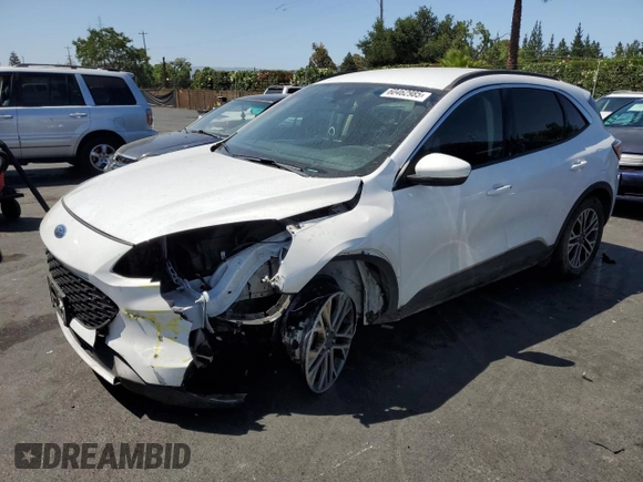 2020 Ford Escape SEL with VIN 1FMCU0H69LUA80949, listed as a Copart auction lot 60462985 with 82,144 mi miles and Salvage title. Bid and sale history available at DreamBid. Image 1.