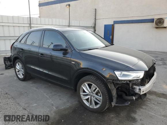 2018 Audi Q3 Premium with VIN WA1BCCFS9JR006171, listed as a Copart auction lot 89405445 with 24,546 mi miles and Salvage Title. Bid and sale history available at carsss.com. Image 4.