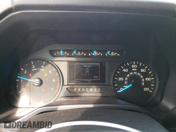 2015 Ford F-150 XLT with VIN 1FTFX1EF6FKF08396, listed as a Copart auction lot 53874515 with 125,740 mi miles and Salvage Title. Bid and sale history available at carsss.com. Image 9.