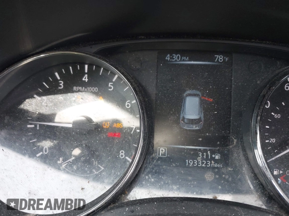2017 Nissan Rogue SV with VIN KNMAT2MV0HP563632, listed as a IAAI auction lot 41827113 with 193,323 mi miles and . Bid and sale history available at carsss.com. Image 7.
