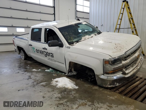 2018 Chevrolet Silverado 1500 Work Truck with VIN 3GCUKNEC4JG156616, listed as a Copart auction lot 44974655 with 158,347 mi miles and Salvage Title. Bid and sale history available at carsss.com. Image 4.