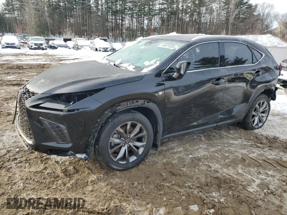 2021 Lexus NX 300 F Sport z VIN JTJSARBZ2M2203016, wystawiony jako Copart lot #44921035 z przebiegiem 41 580 mil mil oraz Nie do naprawy • Non repairable. Historia ofert i sprzedaży dostępna na DreamBid. Obrazek 1.