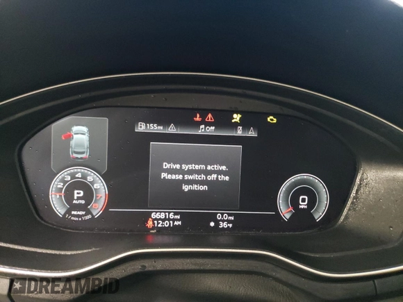 2021 Audi A5 Sportback S line Premium Plus with VIN WAUFACF58MA002684, listed as a Copart auction lot 45910675 with 66,816 mi miles and Salvage Title. Bid and sale history available at carsss.com. Image 9.