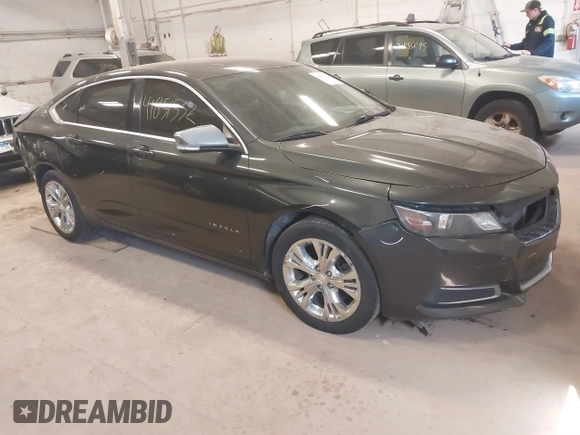 2014 Chevrolet Impala LT with VIN 1G1125S38EU115473, listed as a IAAI auction lot 41851532 with 167,513 mi miles and . Bid and sale history available at DreamBid. Image 1.