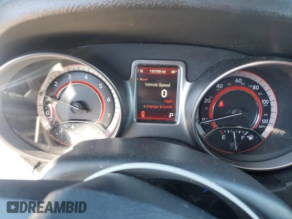 2015 Dodge Journey Crossroad with VIN 3C4PDCGG3FT679152, listed as a Copart auction lot 49833675 with 133,789 mi miles and Salvage Title. Bid and sale history available at DreamBid. Image 9.