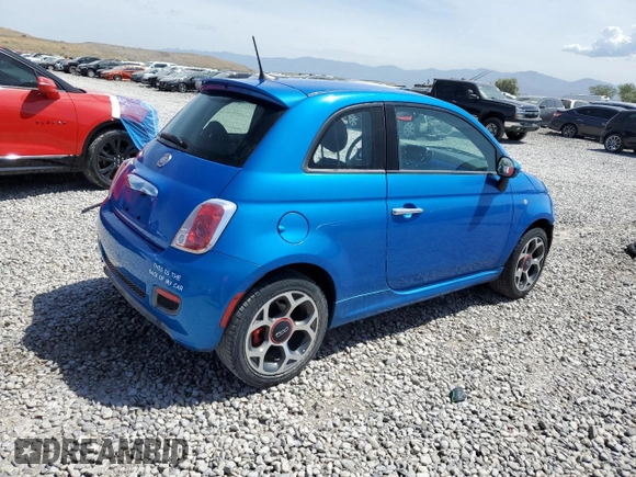 2016 FIAT 500 Sport z VIN 3C3CFFBR2GT145021, wystawiony jako Copart lot #58583265 z przebiegiem 58 424 mil mil oraz Szkoda całkowita • Salvage title. Historia ofert i sprzedaży dostępna na DreamBid. Obrazek 3.