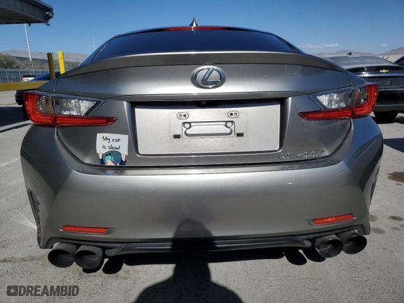 2016 Lexus RC 200t with VIN JTHHA5BC4G5000230, listed as a Copart auction lot 43856325 with 100,066 mi miles and Salvage Title. Bid and sale history available at carsss.com. Image 6.