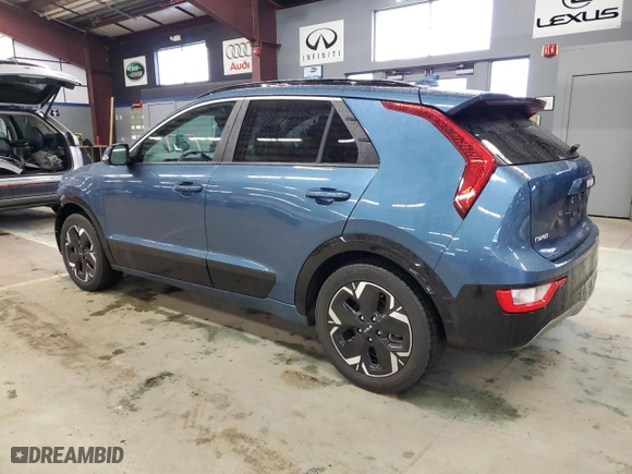 2023 Kia Niro EV Wind with VIN KNDCR3L1XP5053889, listed as a Copart auction lot 51820595 with 72,224 mi miles and Clean Title. Bid and sale history available at carsss.com. Image 2.