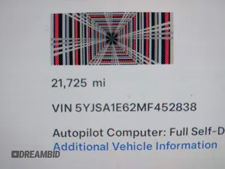 2021 Tesla Model S Plaid z VIN 5YJSA1E62MF452838, wystawiony jako IAAI lot #42726183 z przebiegiem 21 725 mil mil oraz . Historia ofert i sprzedaży dostępna na DreamBid. Obrazek 15.