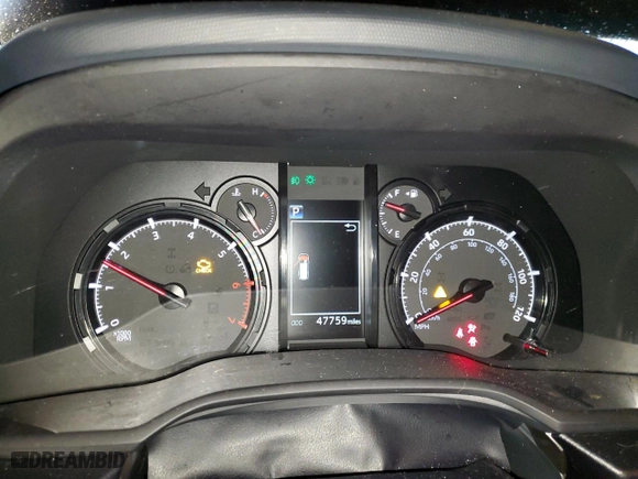 2021 Toyota 4Runner SR5 with VIN JTEEU5JR9M5229009, listed as a Copart auction lot 86214204 with 47,759 mi miles and Salvage Title. Bid and sale history available at carsss.com. Image 9.