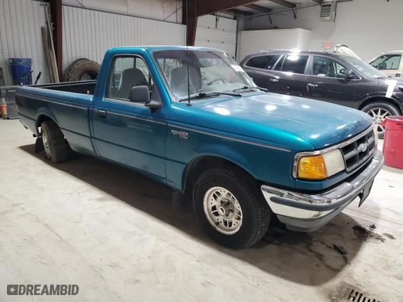 1994 Ford Ranger Splash with VIN 1FTCR10A0RTA97925, listed as a Copart auction lot 44738355 with 149,659 mi miles and Salvage Title. Bid and sale history available at carsss.com. Image 4.