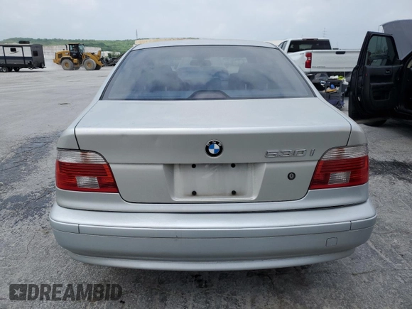 2002 BMW 5 Series 530i with VIN WBADT53482CE93352, listed as a Copart auction lot 51579024 with 149,521 mi miles and Salvage Title. Bid and sale history available at carsss.com. Image 6.