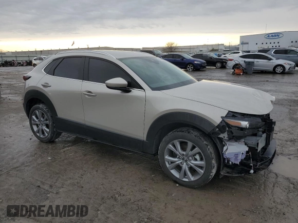 2023 Mazda CX-30 S Carbon Edition with VIN 3MVDMBCM5PM585339, listed as a Copart auction lot 43573935 with 12,676 mi miles and Salvage Title. Bid and sale history available at DreamBid. Image 4.