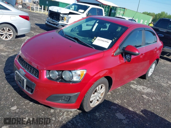2013 Chevrolet Sonic LT with VIN 1G1JC5SH6D4247624, listed as a IAAI auction lot 41956996 with 144,392 mi miles and . Bid and sale history available at DreamBid. Image 2.