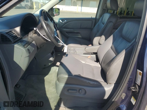 2006 Honda Odyssey EX-L with VIN 5FNRL38736B079403, listed as a Copart auction lot 62375545 with 188,241 mi miles and Clean title. Bid and sale history available at DreamBid. Image 7.