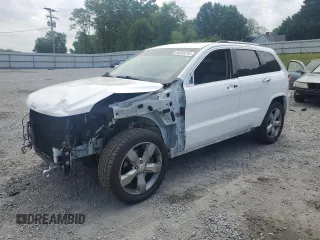 2017 Jeep Grand Cherokee Overland z VIN 1C4RJFCT7HC734125, wystawiony jako Copart lot #54333215 z przebiegiem 101 229 mil mil oraz Szkody całkowita. Historia ofert i sprzedaży dostępna na DreamBid. Obrazek 1.