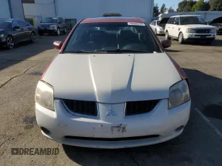 2005 Mitsubishi Galant GTS with VIN 4A3AB76S75E031821, listed as a Copart auction lot 86926274 with 186,432 mi miles and Salvage Title. Bid and sale history available at carsss.com. Image 5.