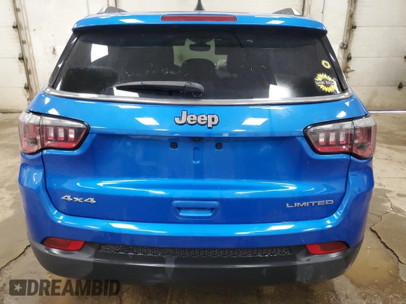 2019 Jeep Compass Latitude with VIN 3C4NJDBBXKT792396, listed as a Copart auction lot 53623435 with 84,473 mi miles and Salvage title. Bid and sale history available at DreamBid. Image 6.