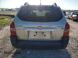 2007 Hyundai Tucson SE with VIN KM8JN12D67U490843, listed as a Copart auction lot 51939774 with 177,045 mi miles and Clean Title. Bid and sale history available at carsss.com. Image 6.