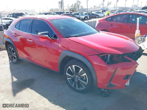 2019 Lexus UX with VIN JTHY3JBH1K2006074, listed as a IAAI auction lot 41399304 with 61,098 mi miles. Bid and sale history available at carsss.com. Image 1.