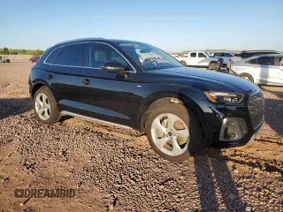 2023 Audi Q5 S line Premium Plus with VIN WA1EAAFY4P2019987, listed as a Copart auction lot 59900015 with 23,663 mi miles and Salvage title. Bid and sale history available at DreamBid. Image 4.