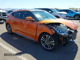 2016 Hyundai Veloster Turbo with VIN KMHTC6AE6GU258636, listed as a IAAI auction lot 42228564 with 92,058 mi miles and . Bid and sale history available at DreamBid. Image 1.