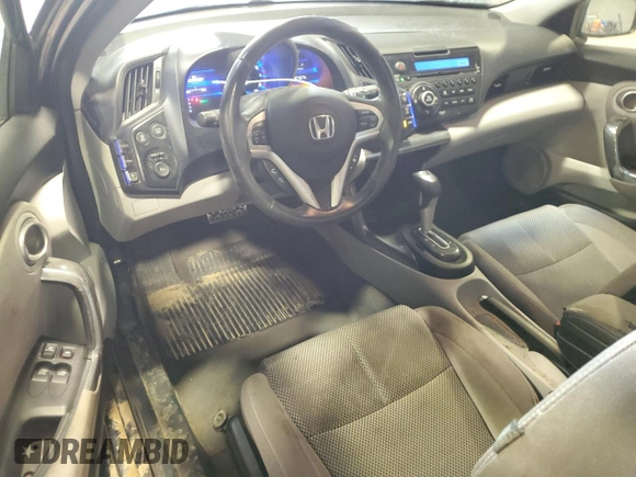 2012 Honda CR-Z EX with VIN JHMZF1D6XCS003649, listed as a Copart auction lot 51978735 with 159,010 mi miles and Salvage Title. Bid and sale history available at carsss.com. Image 8.