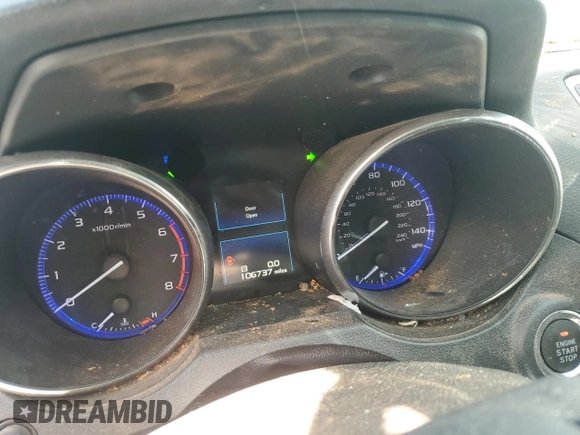 2018 Subaru Outback Limited with VIN 4S4BSAKCXJ3323225, listed as a Copart auction lot 48329005 with 106,737 mi miles and Salvage Title. Bid and sale history available at DreamBid. Image 9.