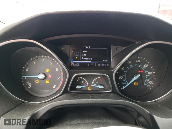 2013 Ford Focus SE with VIN 1FADP3F24DL164398, listed as a Copart auction lot 54579505 with 157,880 mi miles and Salvage title. Bid and sale history available at DreamBid. Image 9.